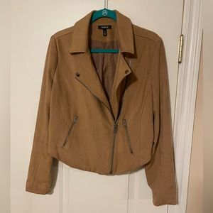 Torrid crop motorcycle jacket